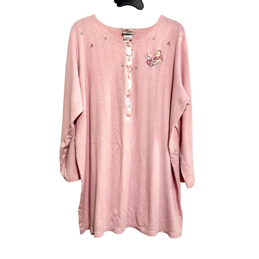 Vintage Disney Winnie the Pooh Nightshirt Womens L/XL 100% Cotton 90's